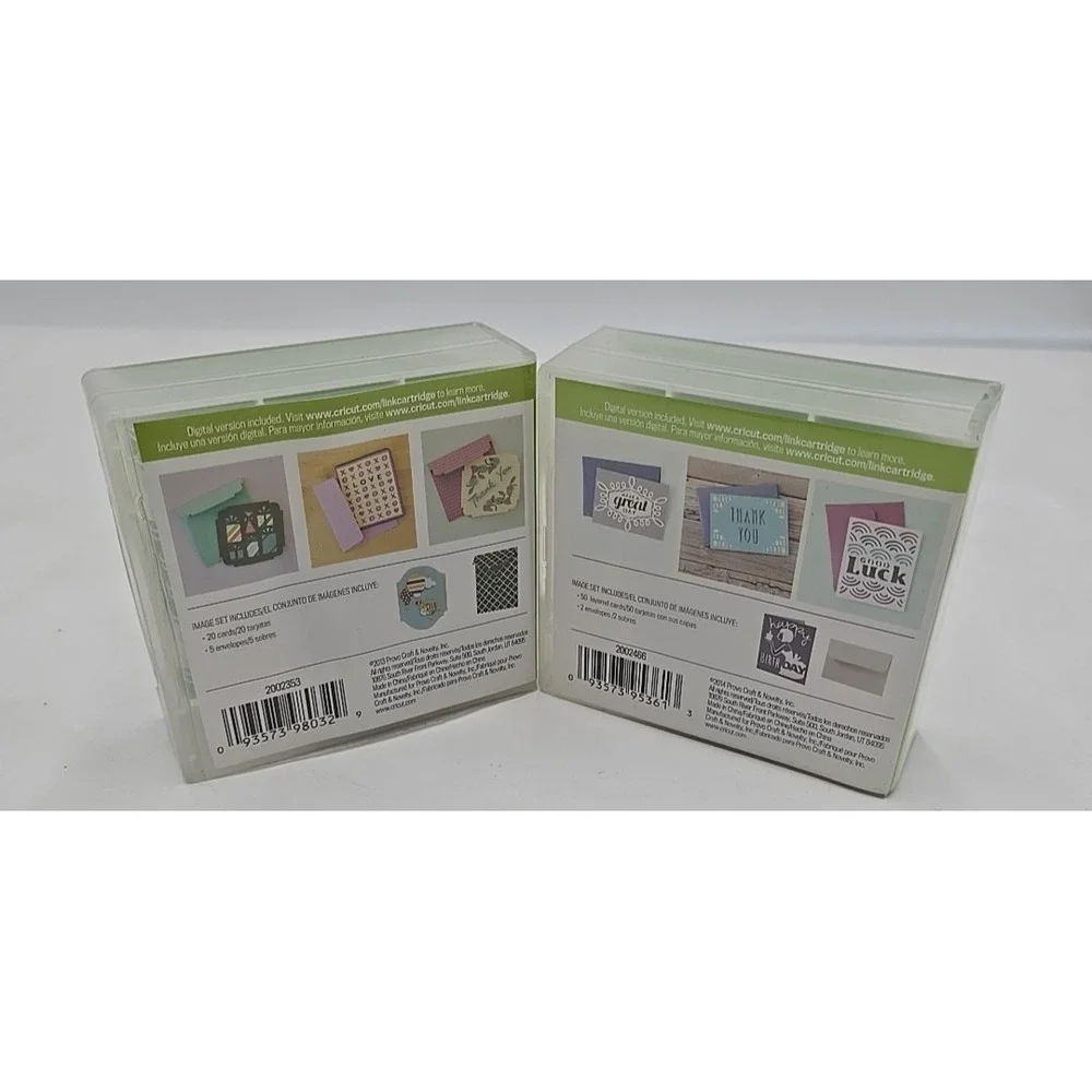 Cricut Creative Everyday Cards Simple Cards Image Sets Lot of 2